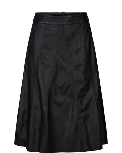 MOS MOSH - Black Agnes Leather Skirt – Energy Clothing Stamford