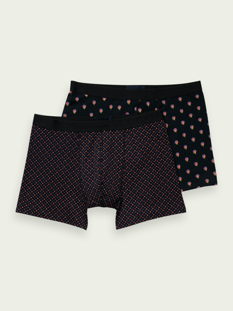 SCOTCH &amp; SODA - 2 Pack Stretch Cotton Boxer Shorts – Energy Clothing Stamford