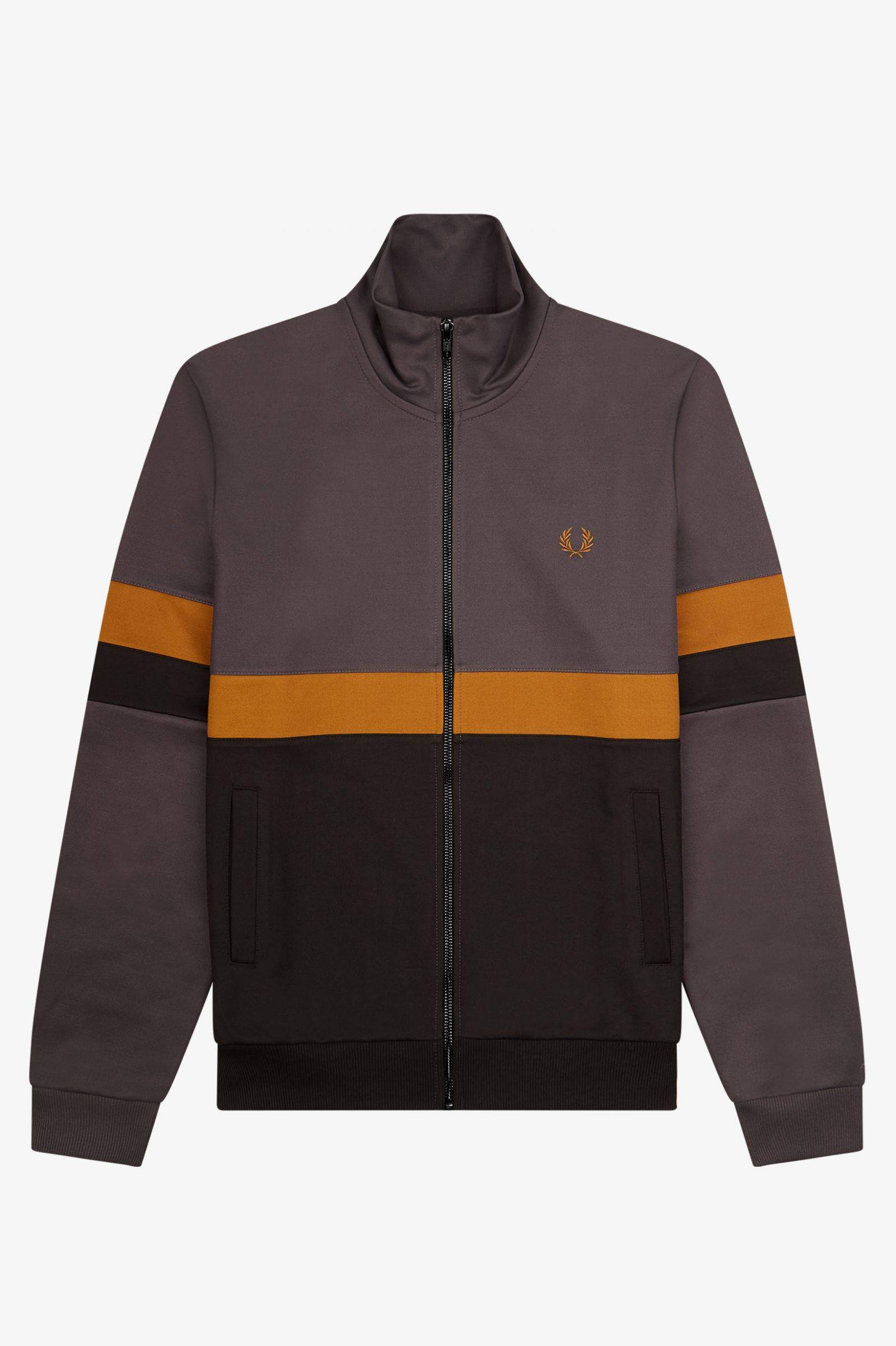 fred perry bold branding track jacket