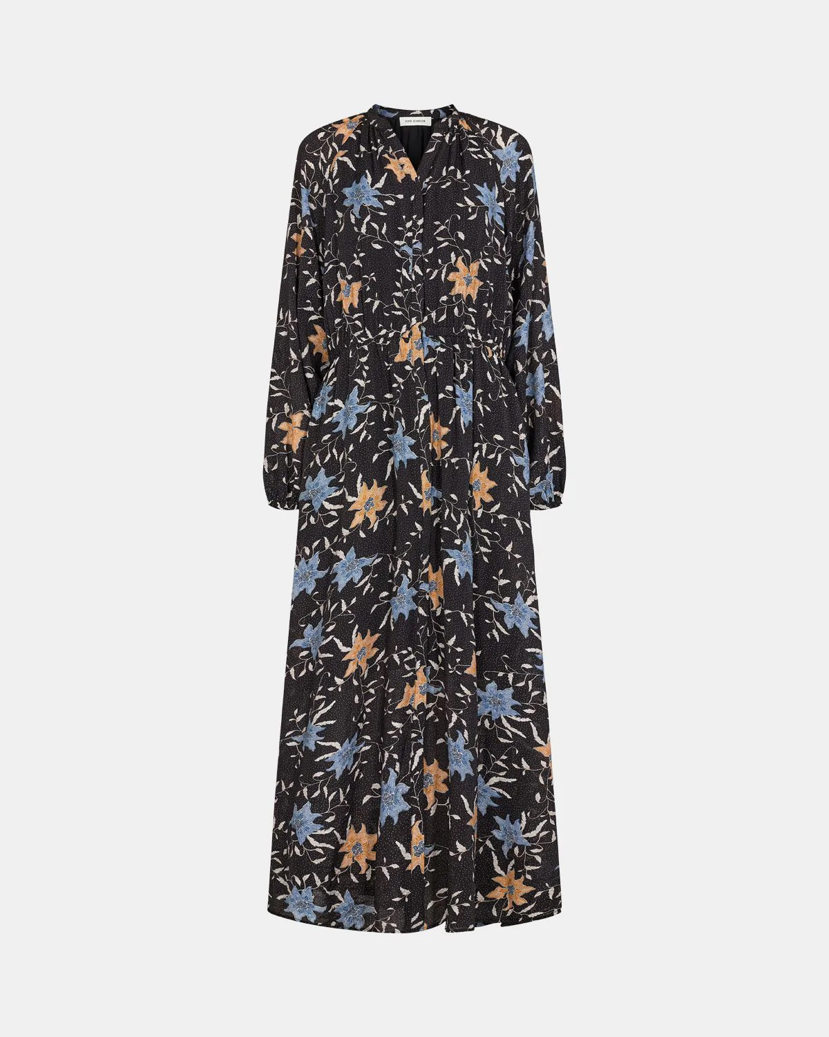 SOFIE SCHNOOR - Black Patterned Floral Dress – Energy Clothing Stamford